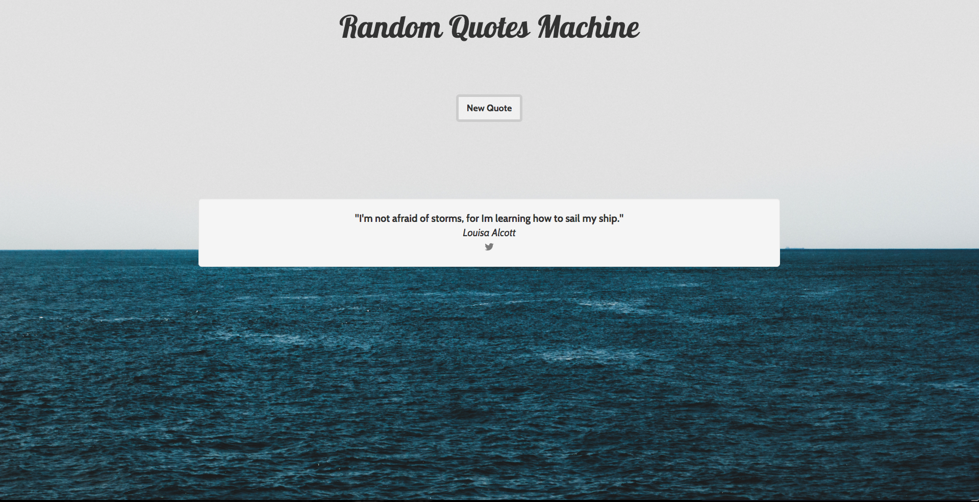 Random Quotes Machine